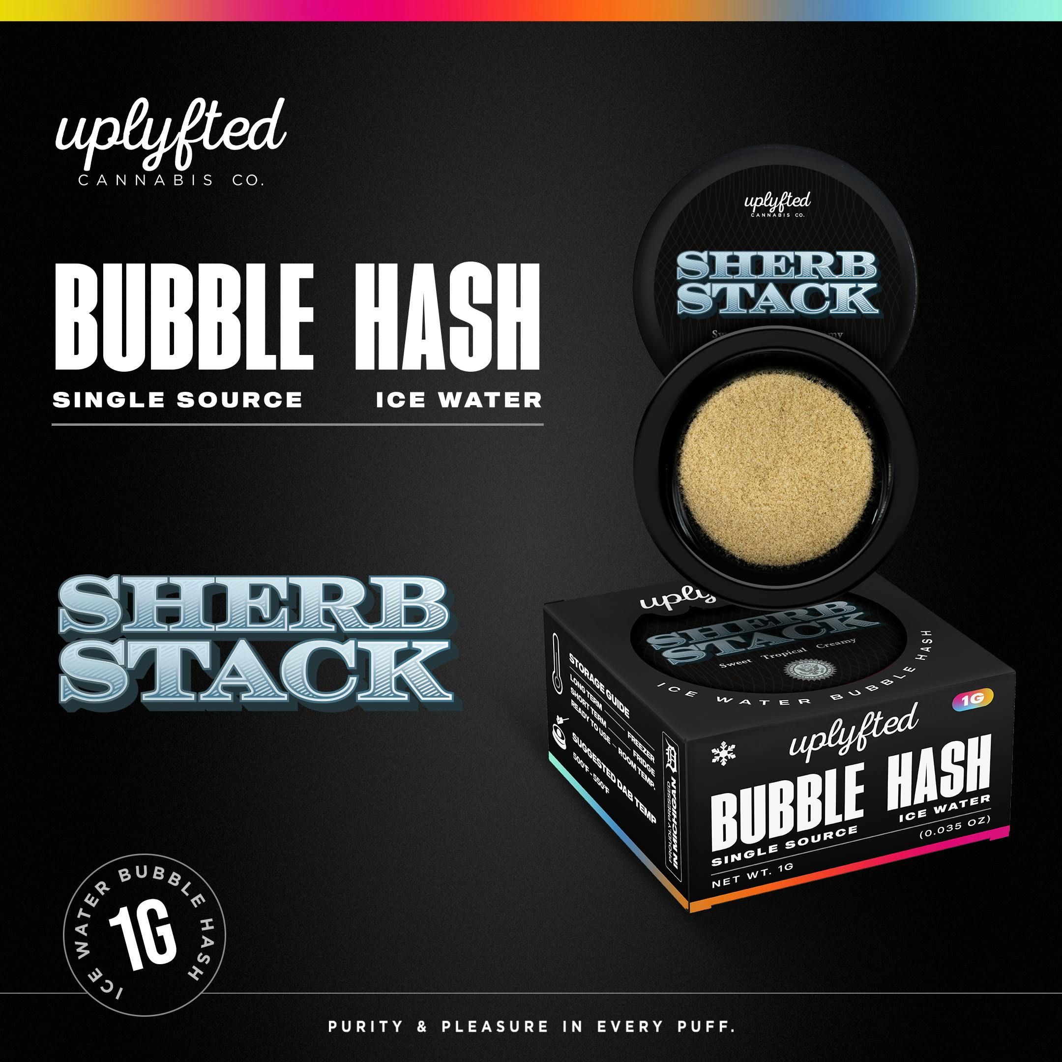 1g Bubble Hash Concentrate - Sherb Stack by Uplyfted Cannabis Co