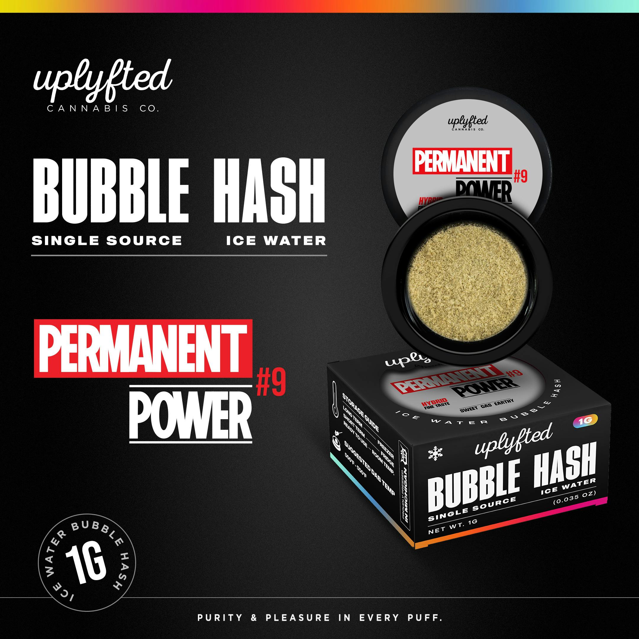Permanent Power #9 | Bubble Hash | 1g
