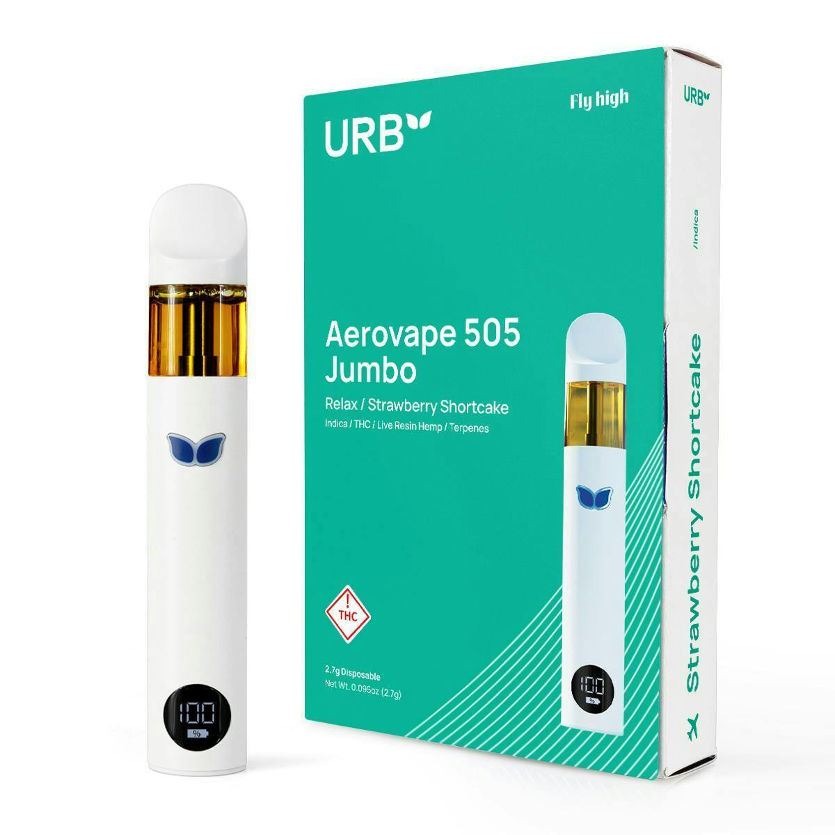 Strawberry Shortcake Aerovape Disposable 2.7g