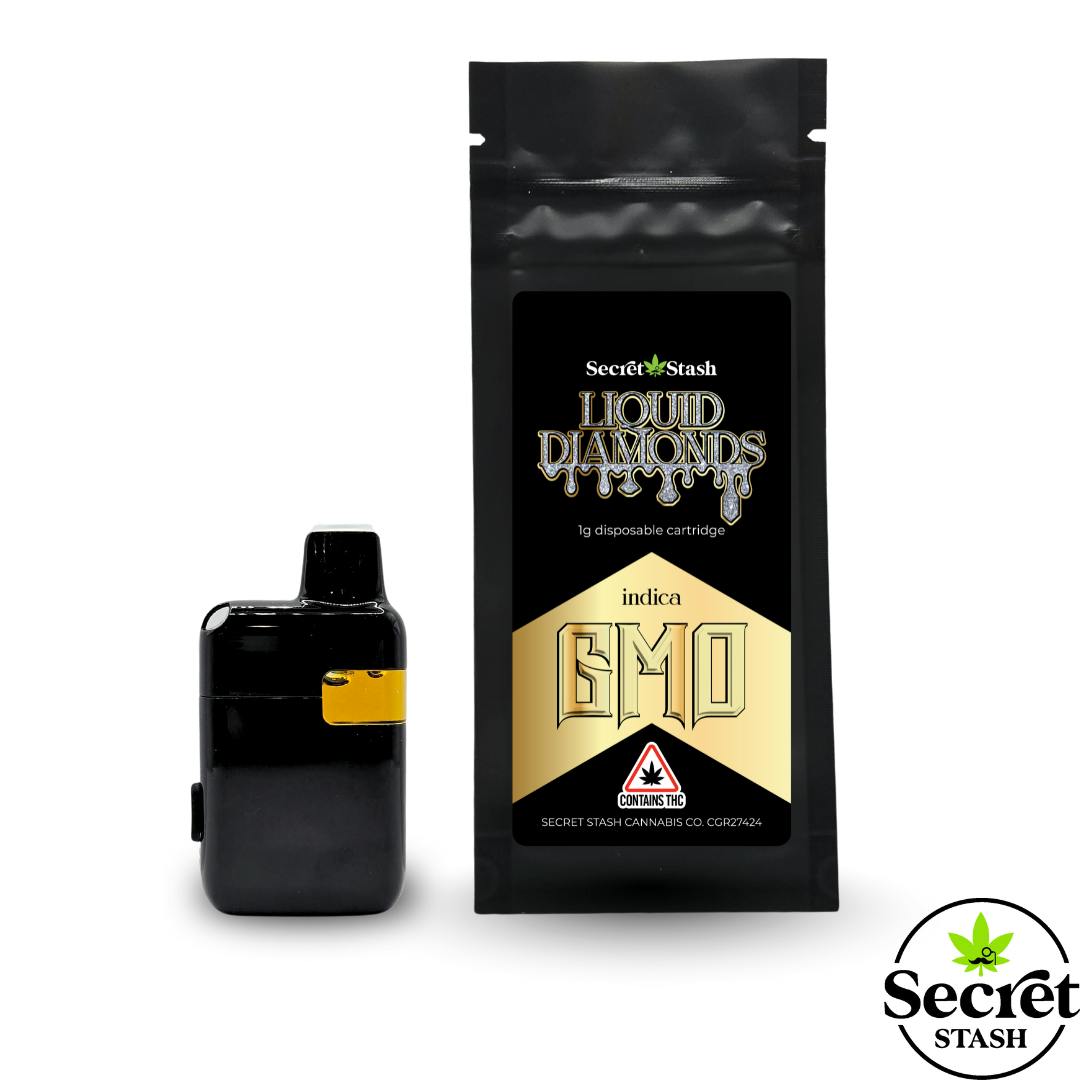 Secret Stash | Disposable Cart | Liquid Diamonds | GMO | 1g by Secret Stash