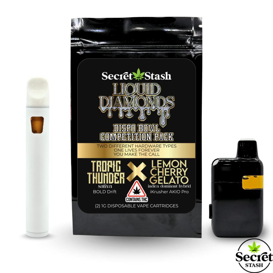 Secret Stash | Liquid Diamonds | Twin Pack | Tropic Thunder X LCG | 2g