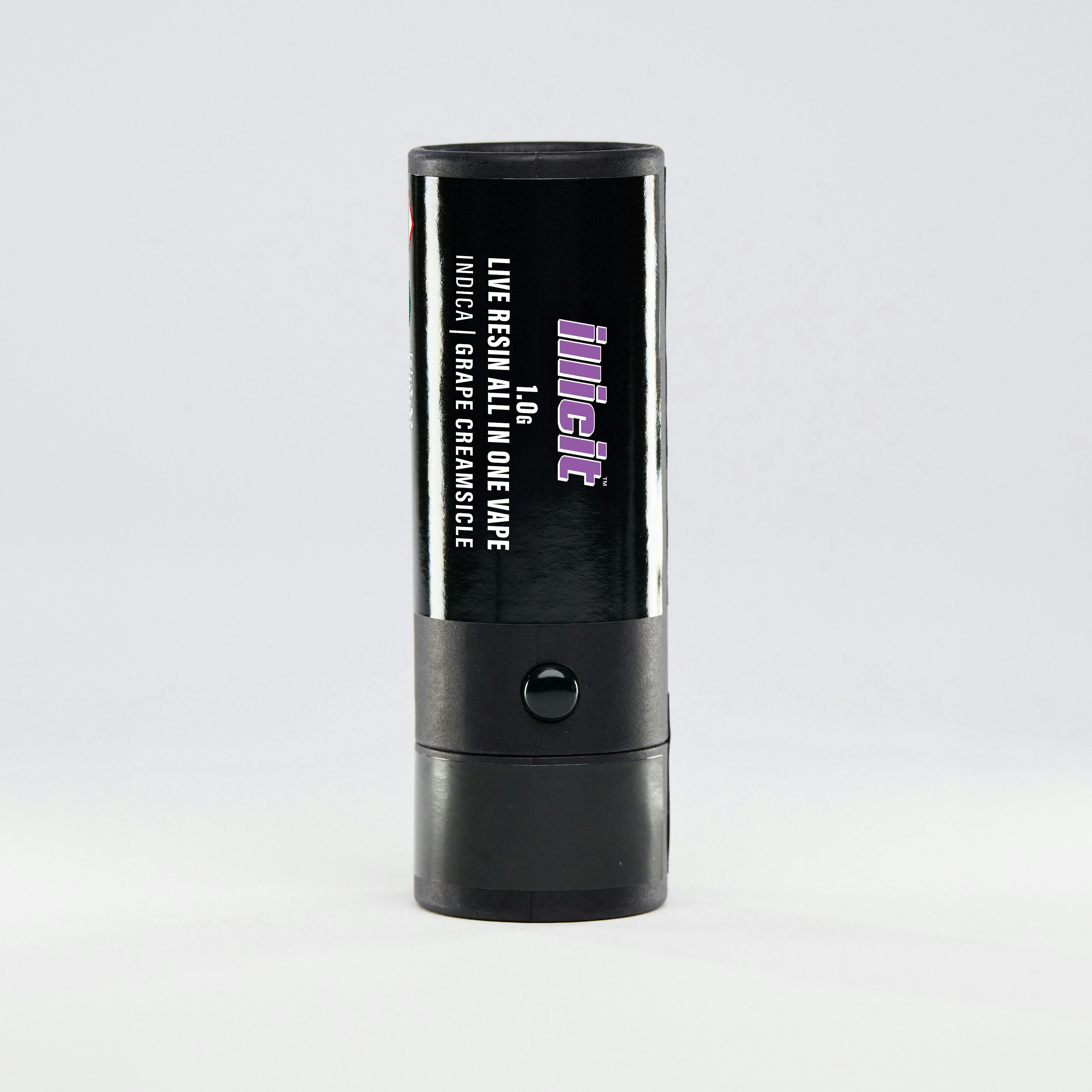 Grape Creamsicle 1g Disposable Live Resin Cart by ILLICIT