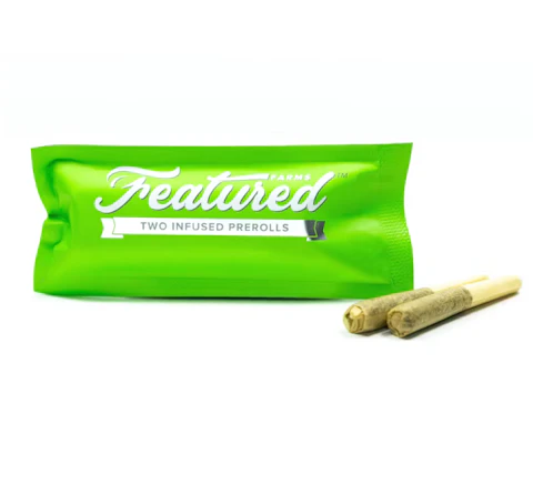 Rove Featured Farms · Infused Prerolls 2pk · Nature's Chemistry - Lit OG · 1.0g, Infused Pre-Rolls