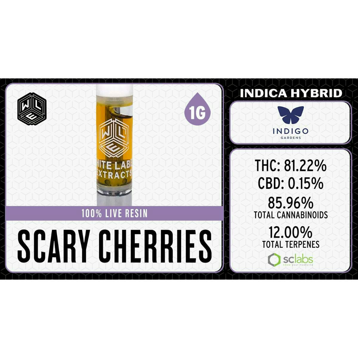 Scary Cherries | Live Resin Cartridge | 1g
