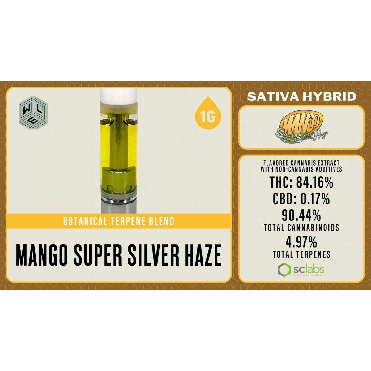 Mango Super Silver Haze | Botanical Terpene Blend Cartridge | 1g