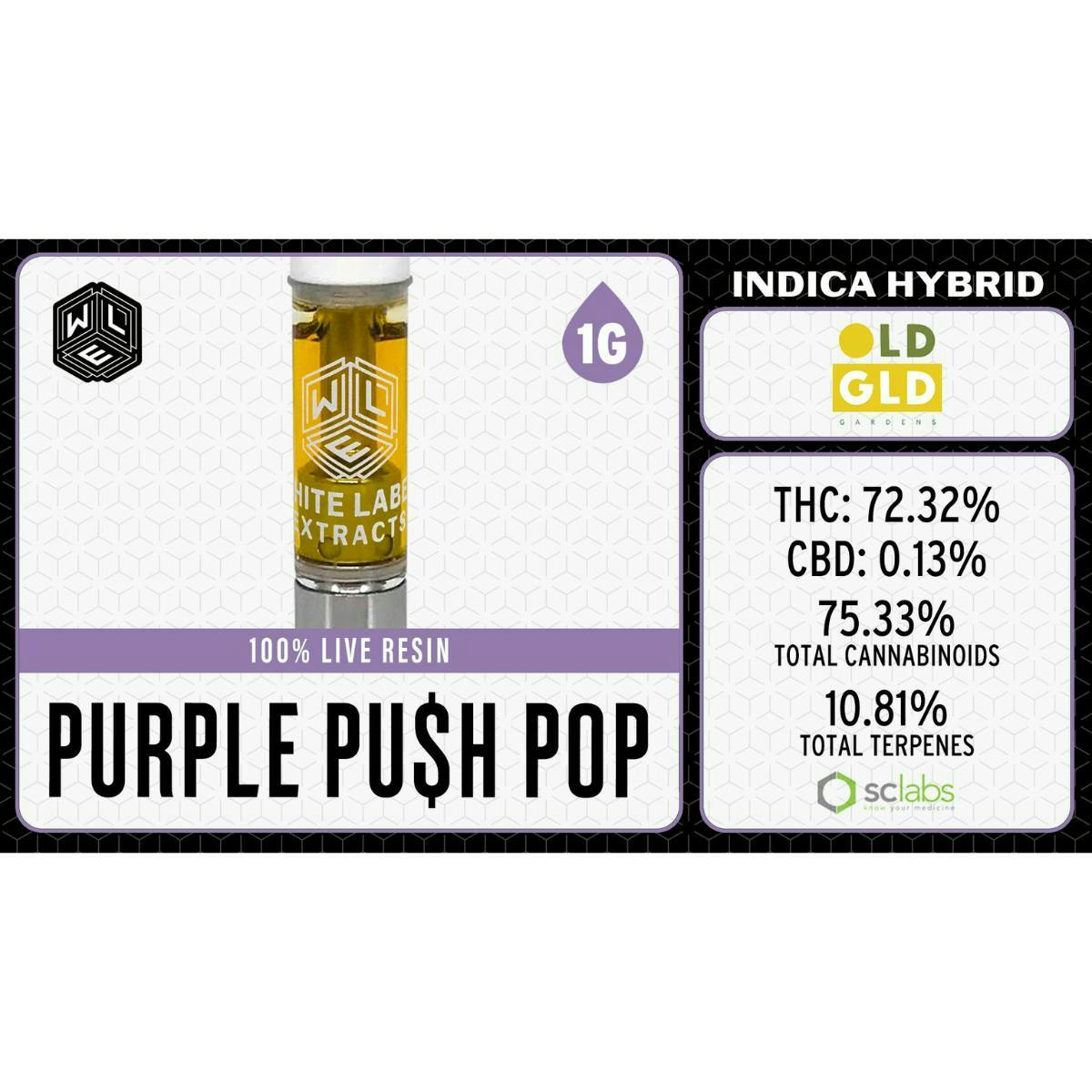 White Label Extracts: Purple Push Pop