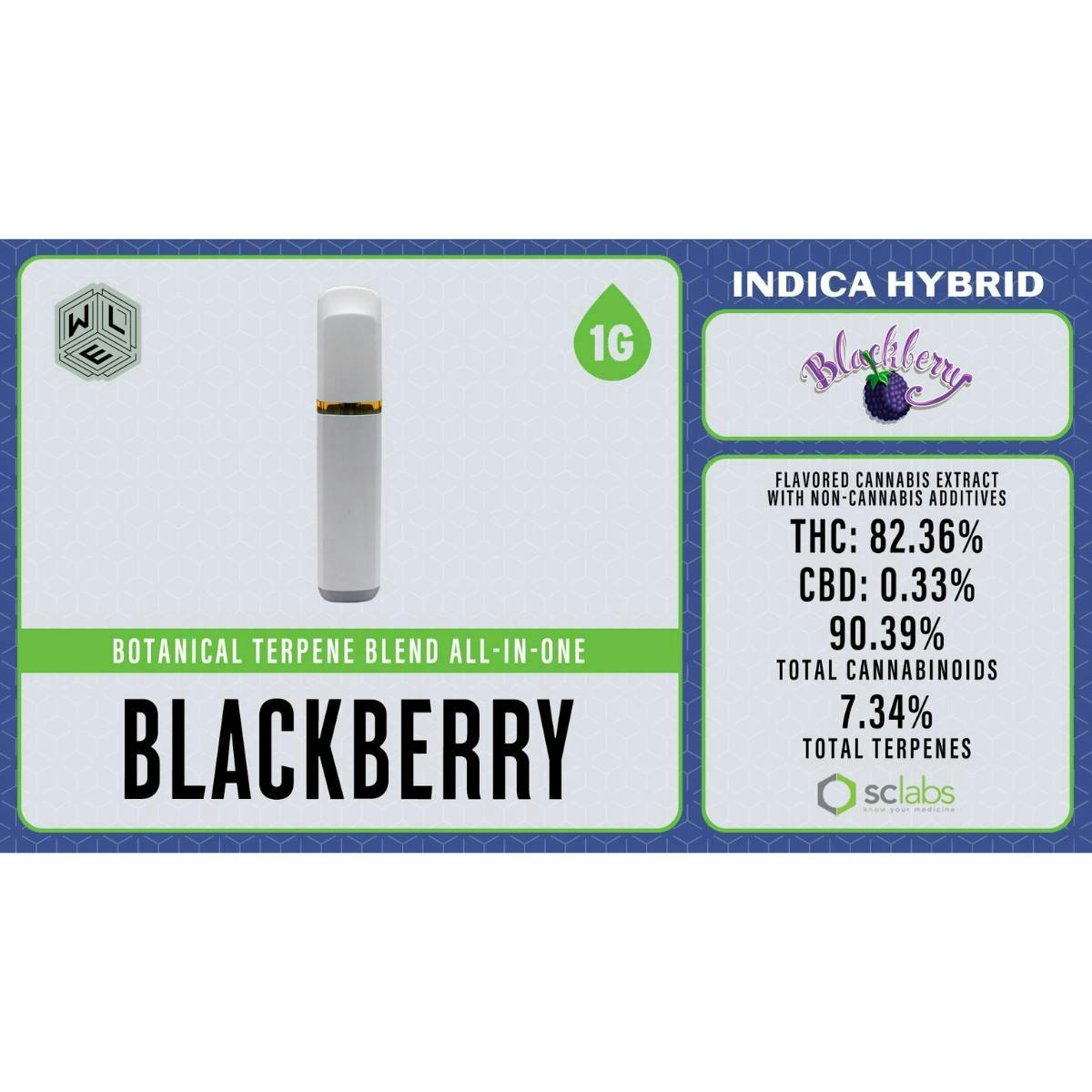 Blackberry | Botanical Terpene Blend Disposable | 1g