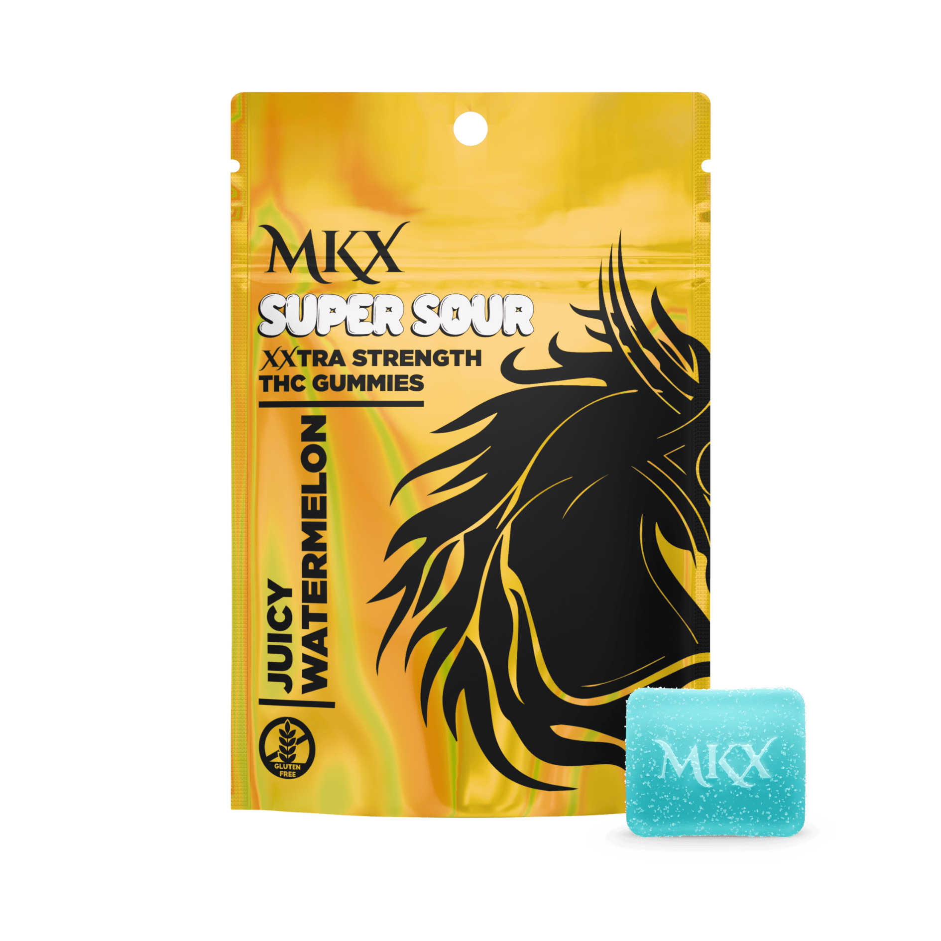 Super Sour XXTRA | Juicy Watermelon Gummies | 200mg | 10ct | 20mg/ea
