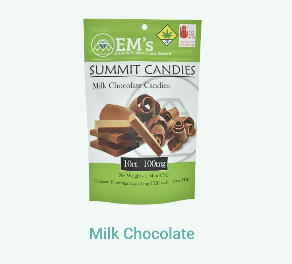 Emerld Mountain Milk Chocolate
