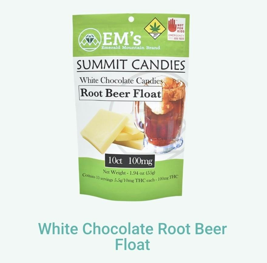 White Chocolate Root Beer Float | 100mg | 10ct | 10mg/ea