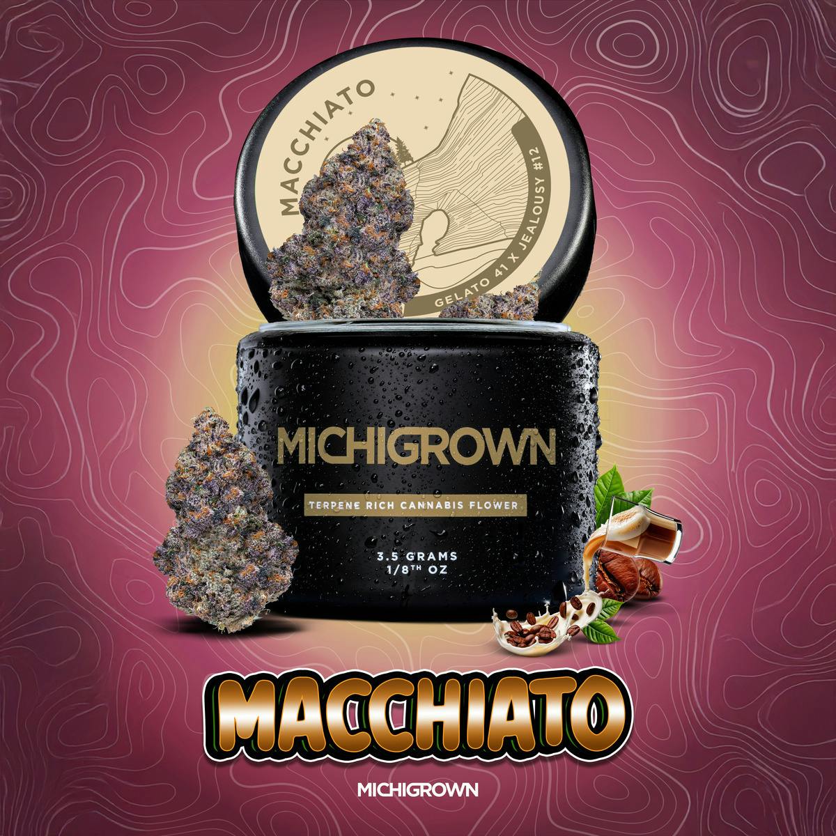 Macchiato - 3.5 Grams Premium Flower - Jars