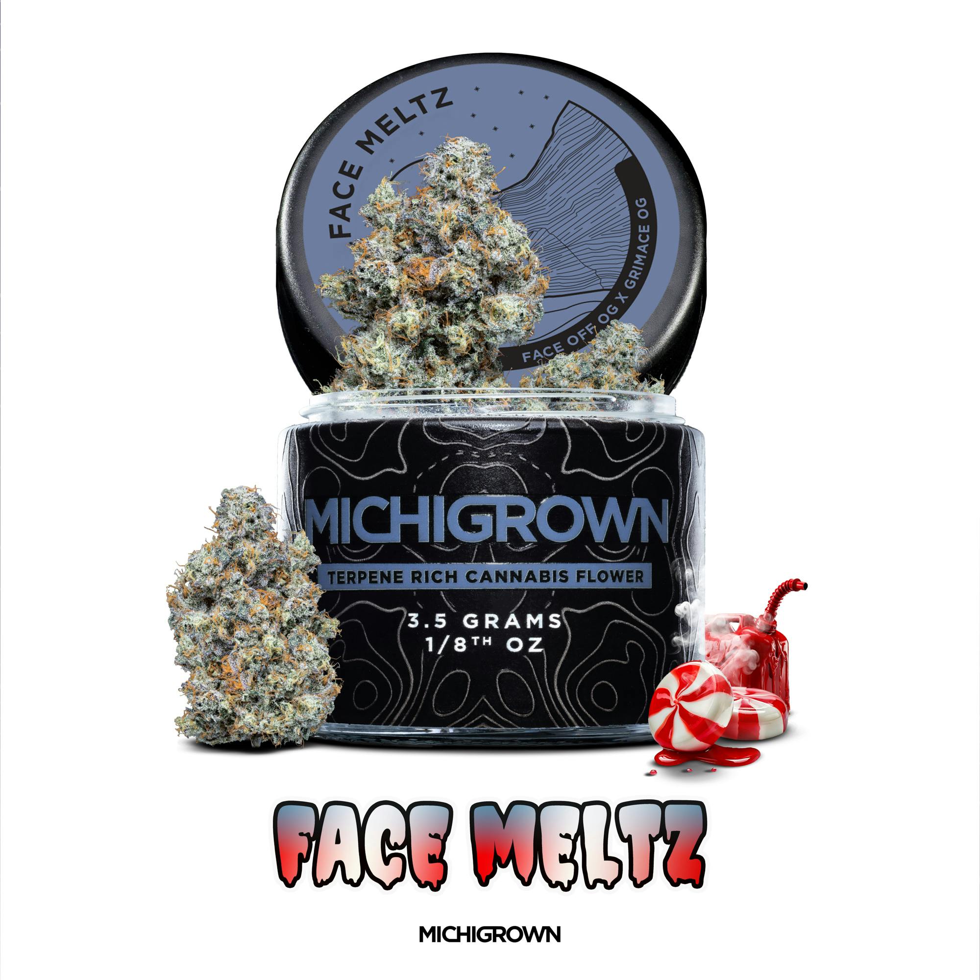 Face Meltz - 3.5 Grams Premium Flower - Jars by MICHIGROWN