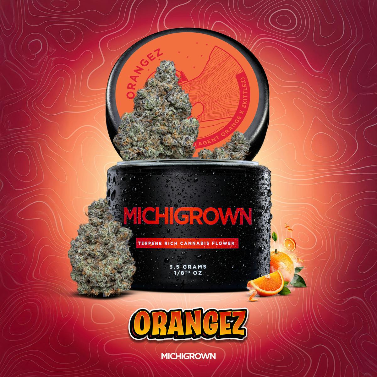 Orangez - 3.5 Grams Premium Flower - Jar