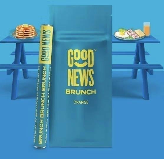 Brunch Orange | Disposable | 1g by Good News