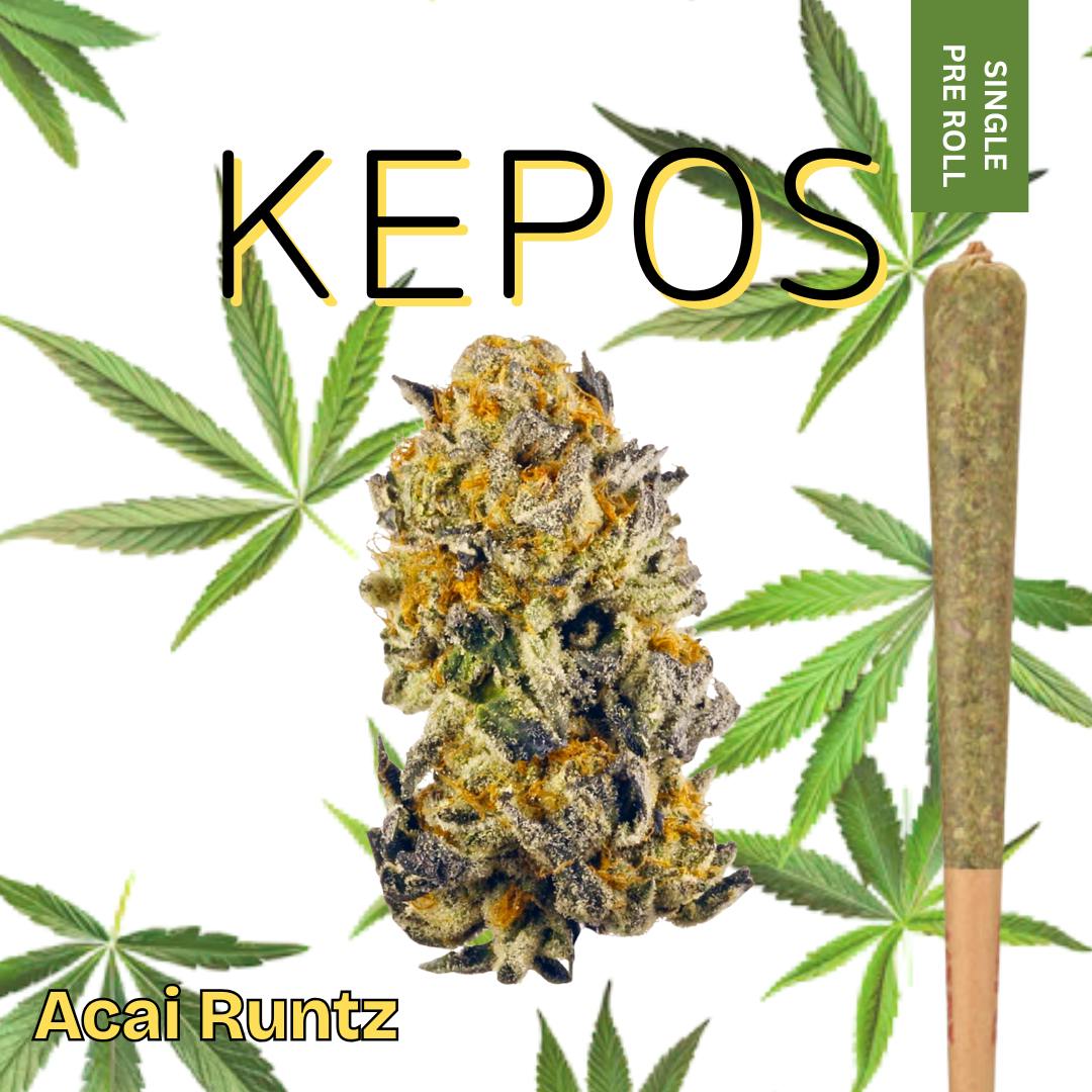 Kepos - Acai Runtz 1.2g Pre-Roll - PREMIUM FLOWER - Nu Cannabis Brand