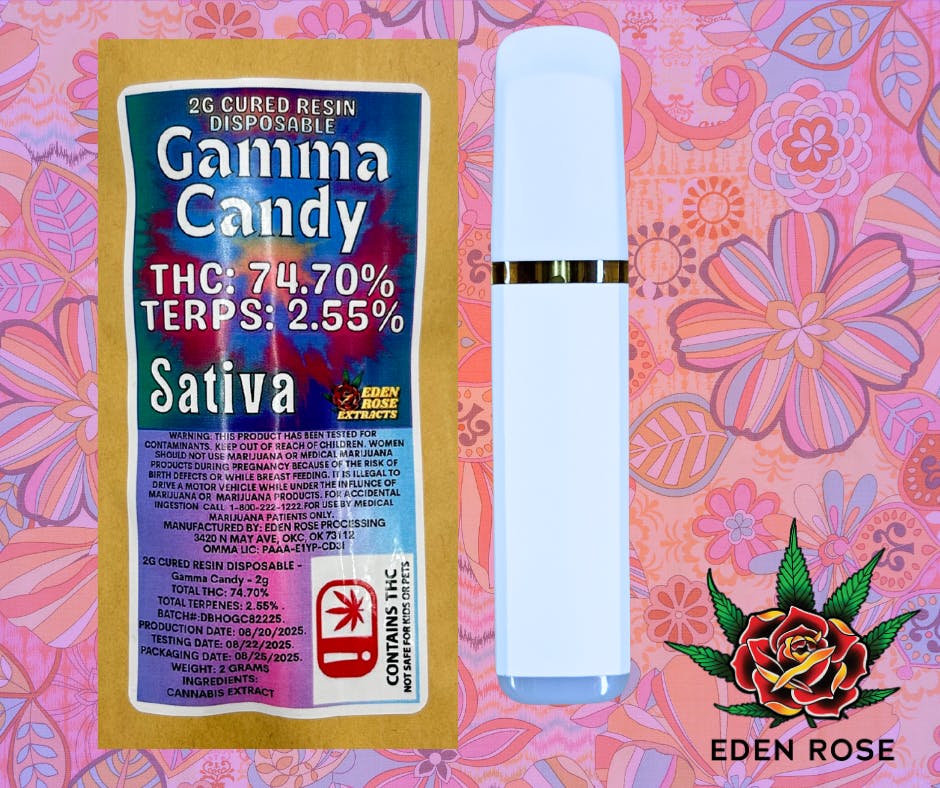 Resin Disposable Gamma Candy Sativa
