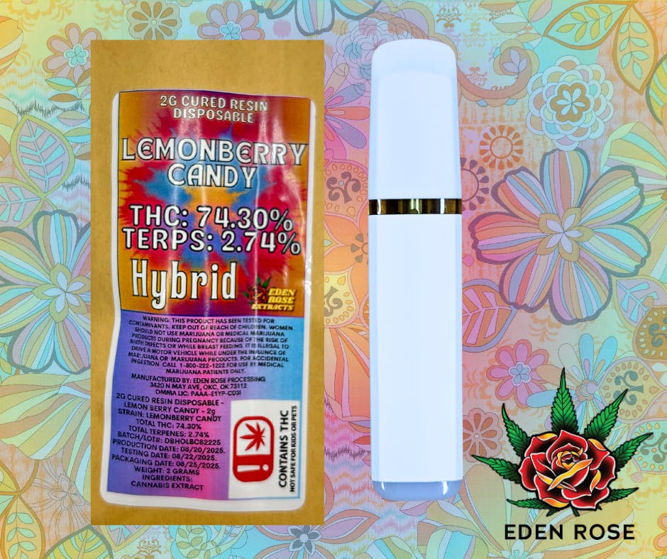 Resin Disposable Lemonberry Candy Hybrid