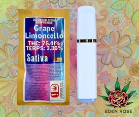 2G Cured Resin Disposable - Grape Limoncello (Sativa)