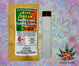 2G Distillate Disposable - Blue Dream (Sativa)