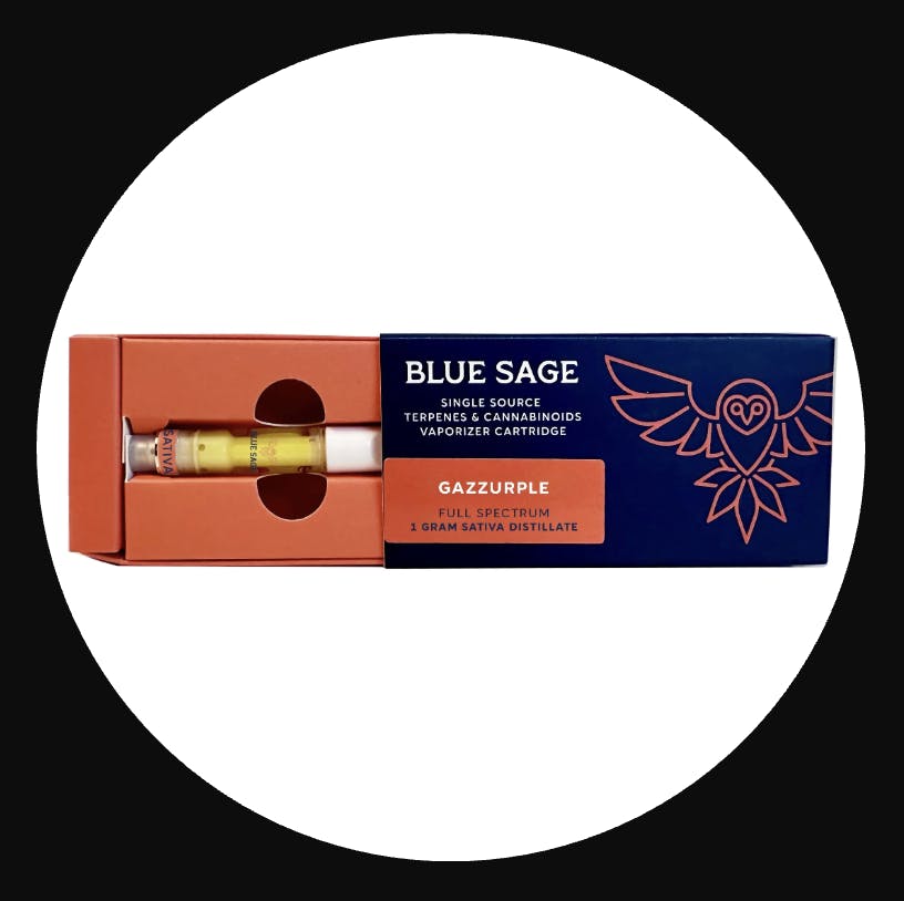 Gazzurple | Distillate Vape Cartridge | 1G