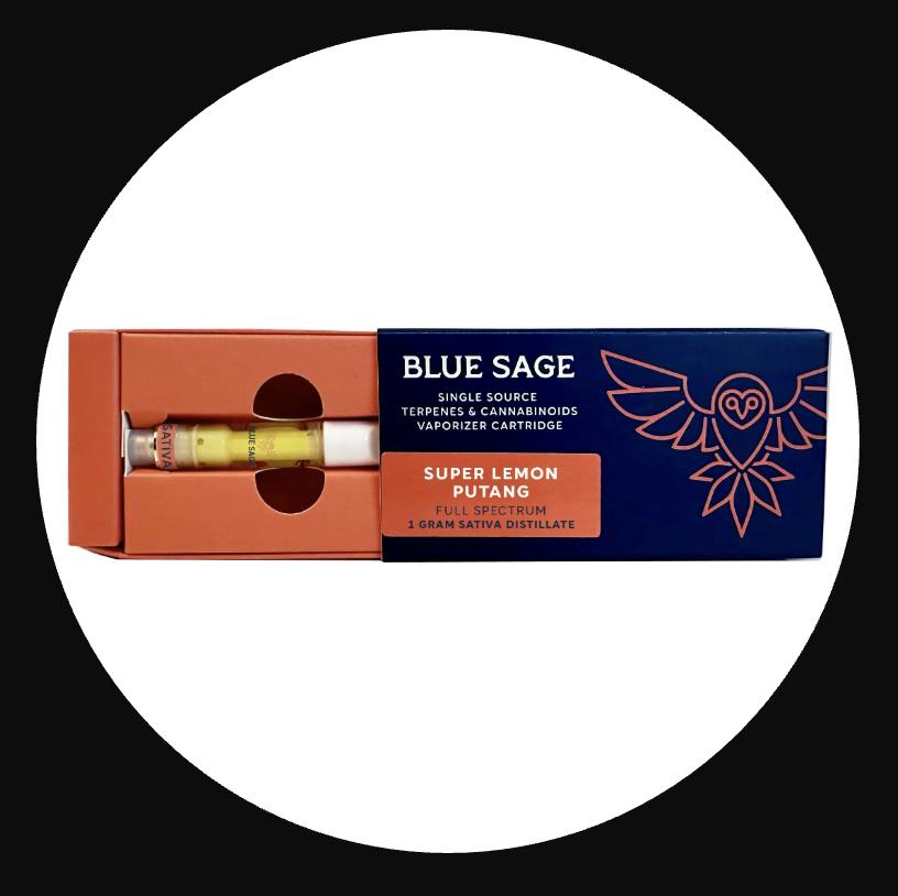 Super Lemon Putang | Distillate Vape Cartridge | 1G by Blue Sage