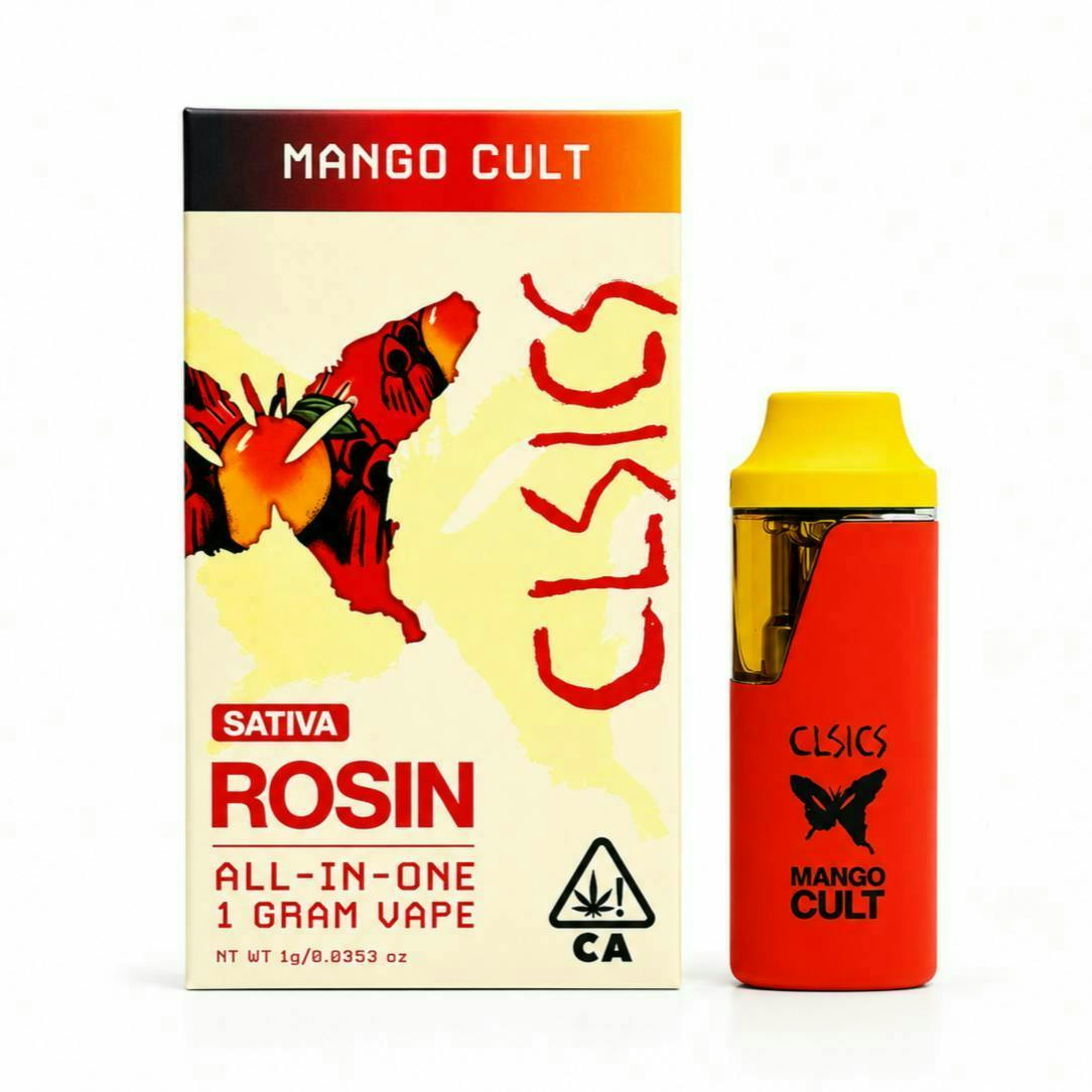 CLSICS Rosin & Rosin Infused Pre Rolls — Mango Cult