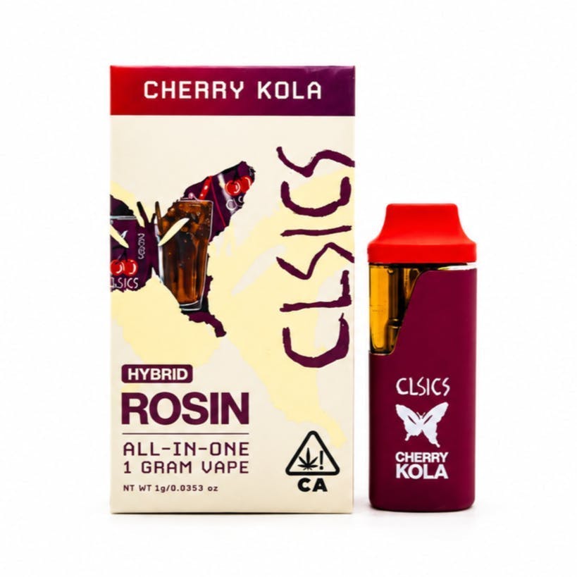 CLSICS Rosin & Rosin Infused Pre Rolls — Cherry Kola