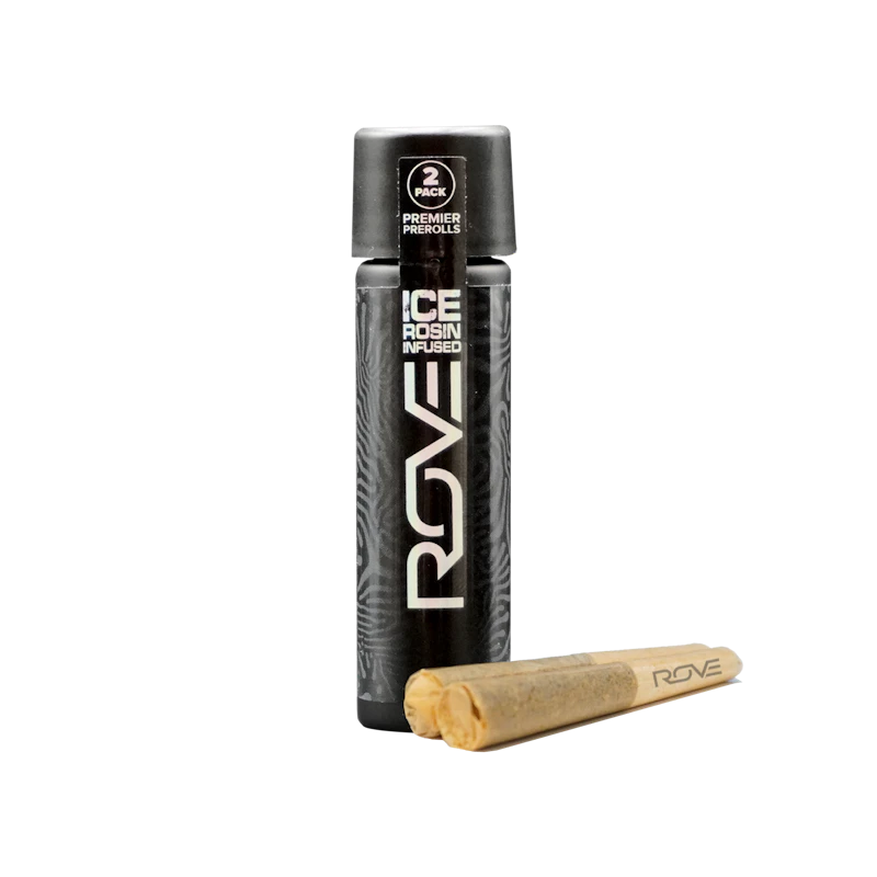 Rove White Widow · Premier Rosin & Diamond Infused Prerolls 0.5g · 2pk, Infused Pre-Rolls
