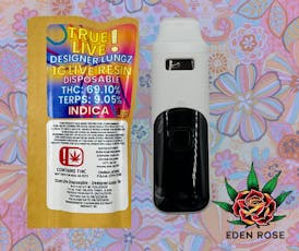1G Live Resin Disposable - Designer Lungz (Indica)