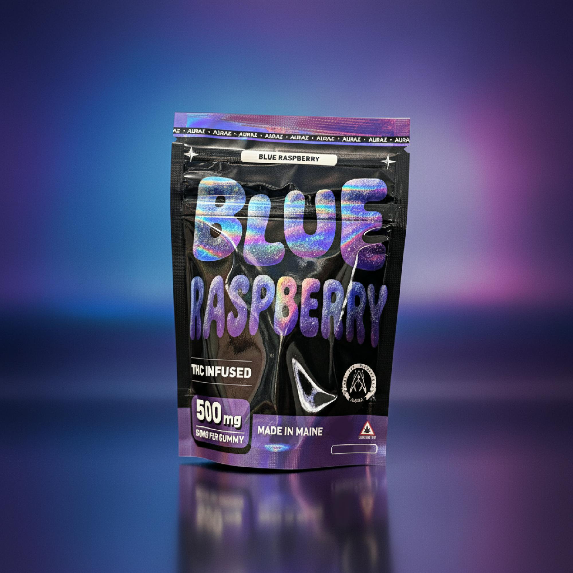 Blue Raspberry Gummies | 500mg by Auraz