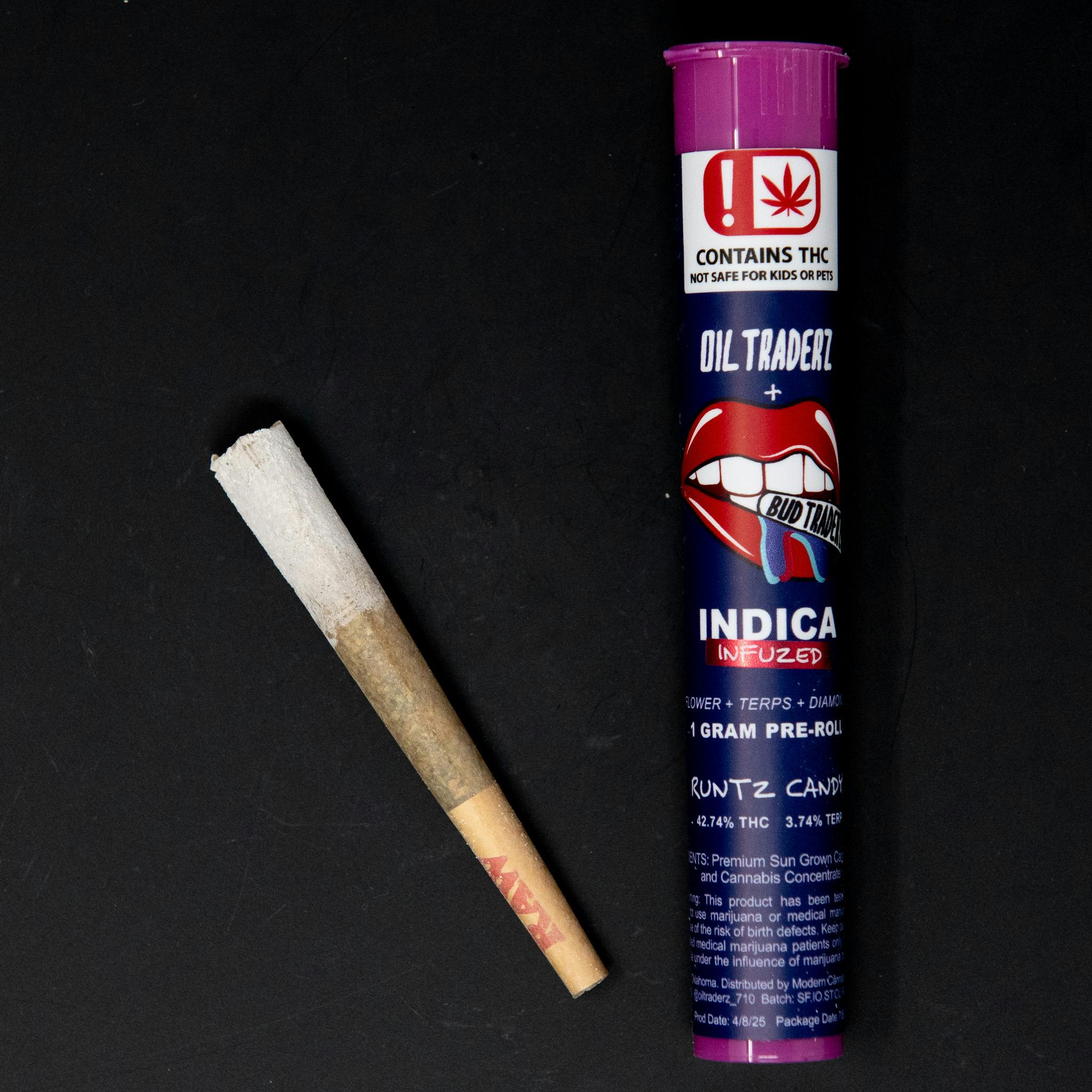 Runtz Candy - Pre Roll - [Diamond Infused] - 1g by Oil Traderz