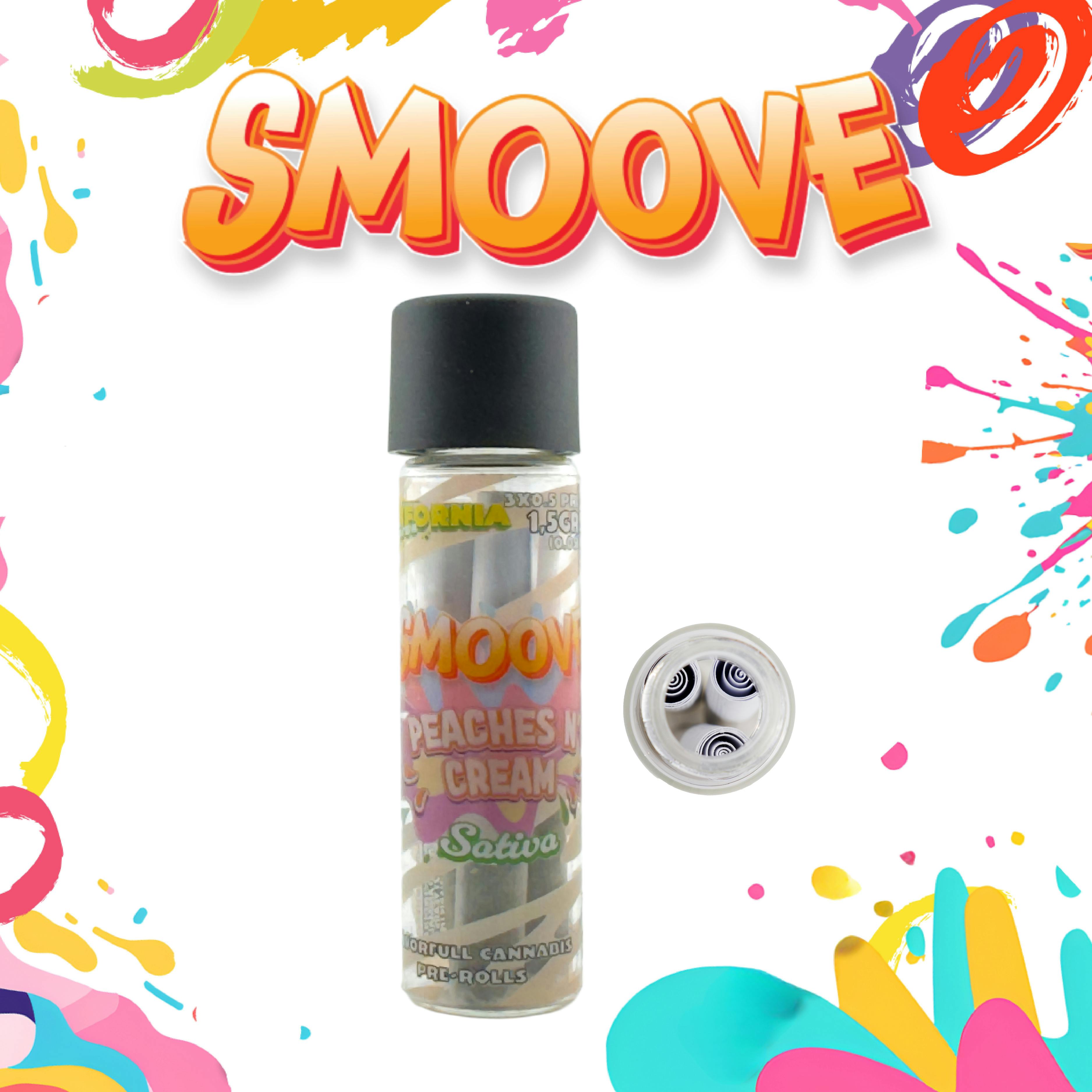 Smoove Pre Roll Peaches N' Cream 3 x 0.5 - 1.5 G