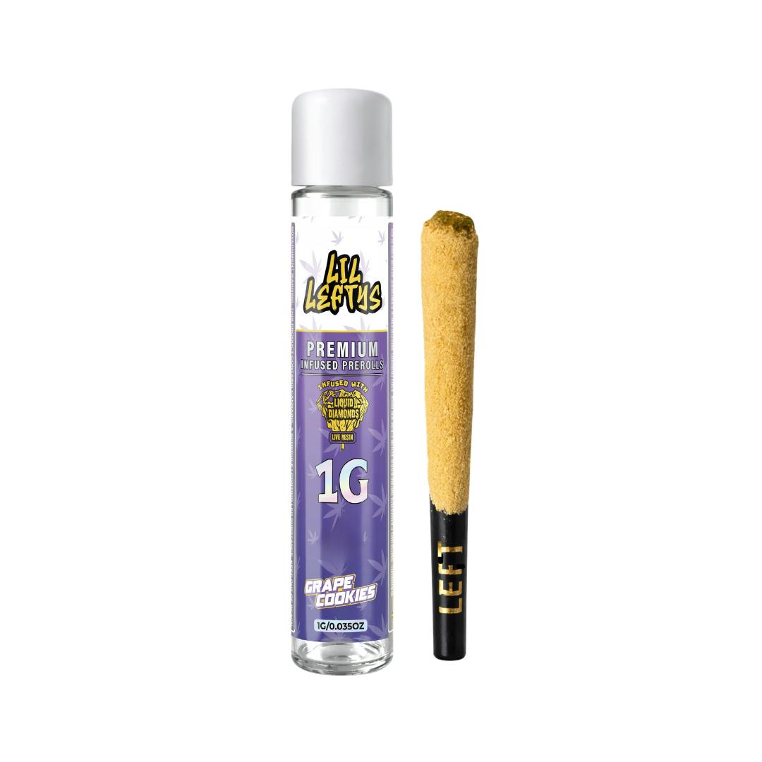 1g Infused Preroll - Grape Cookies by LEFT COAST