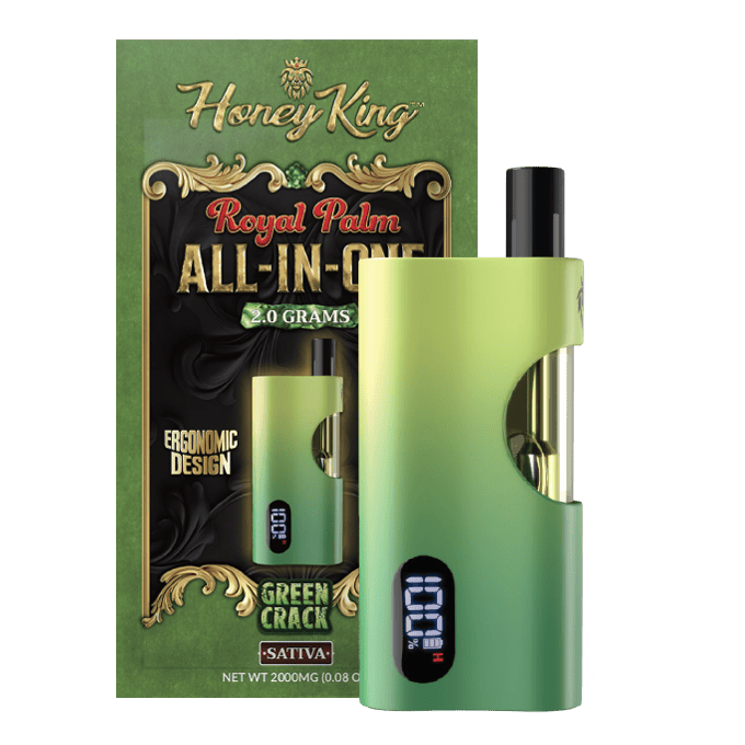 2G ROYAL PALM PREMIUM OIL ALL-IN-ONE - GREEN CRACK by Honey King