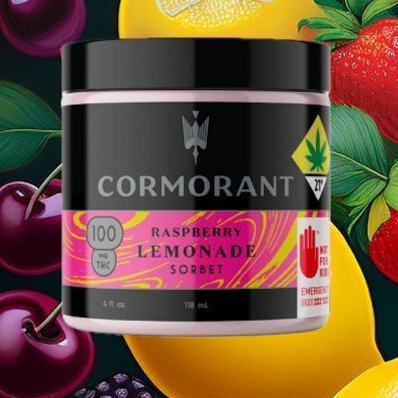 Raspberry Lemonade Sorbet (100mg, 4oz)