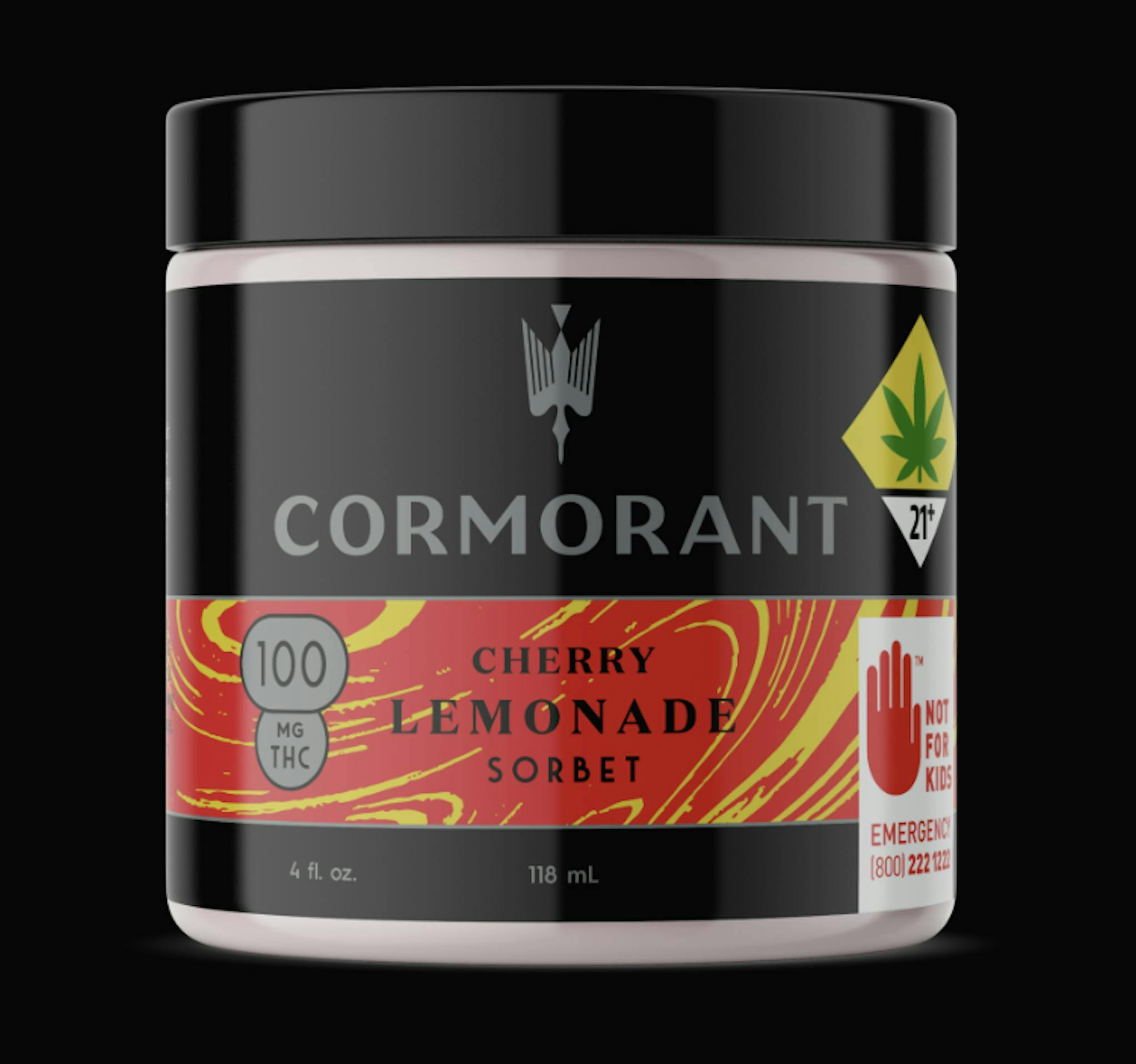 Cherry Lemonade Sorbet (100mg, 4oz)