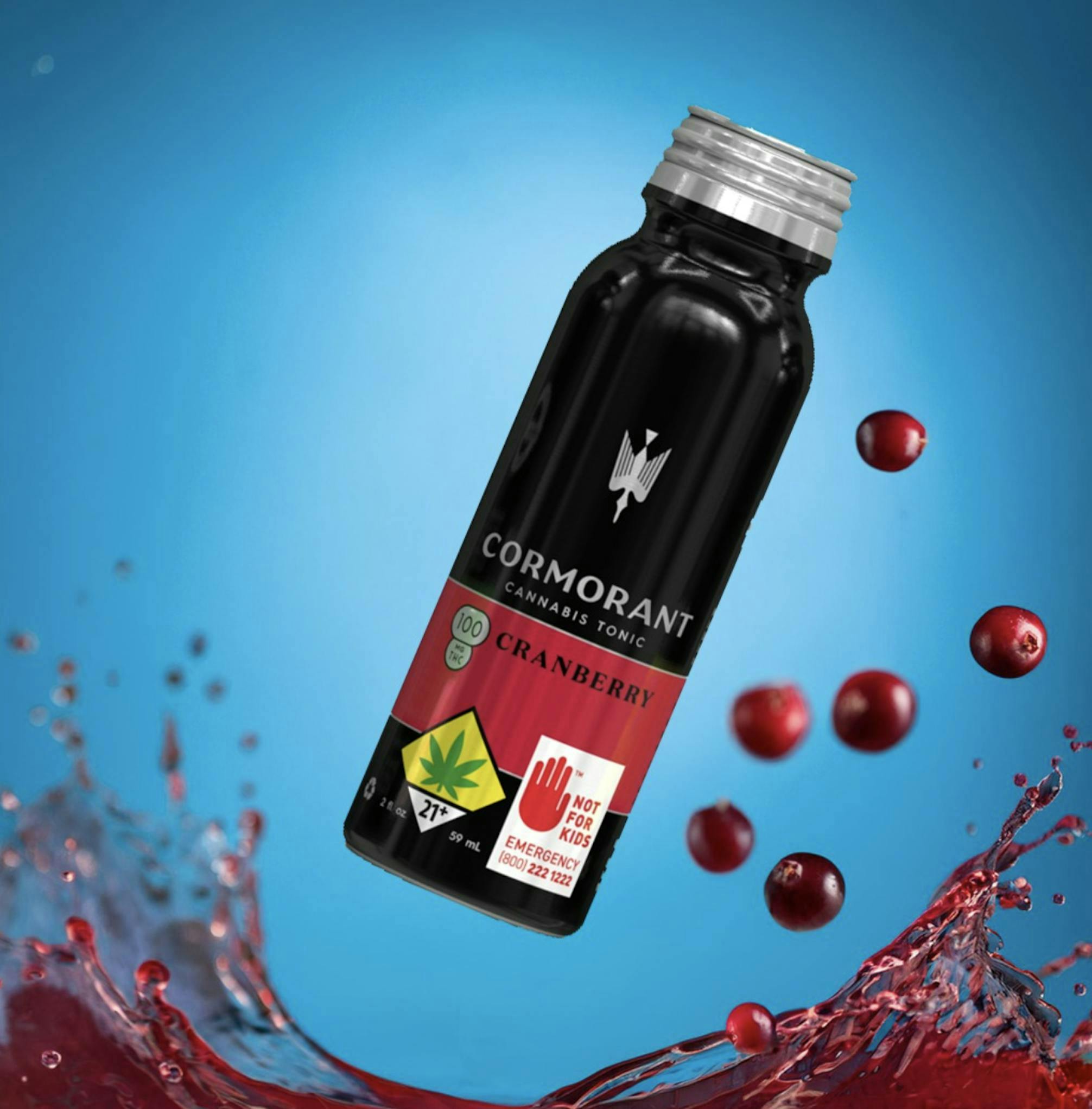 Cranberry Tonic Shot (100mg, 2oz)