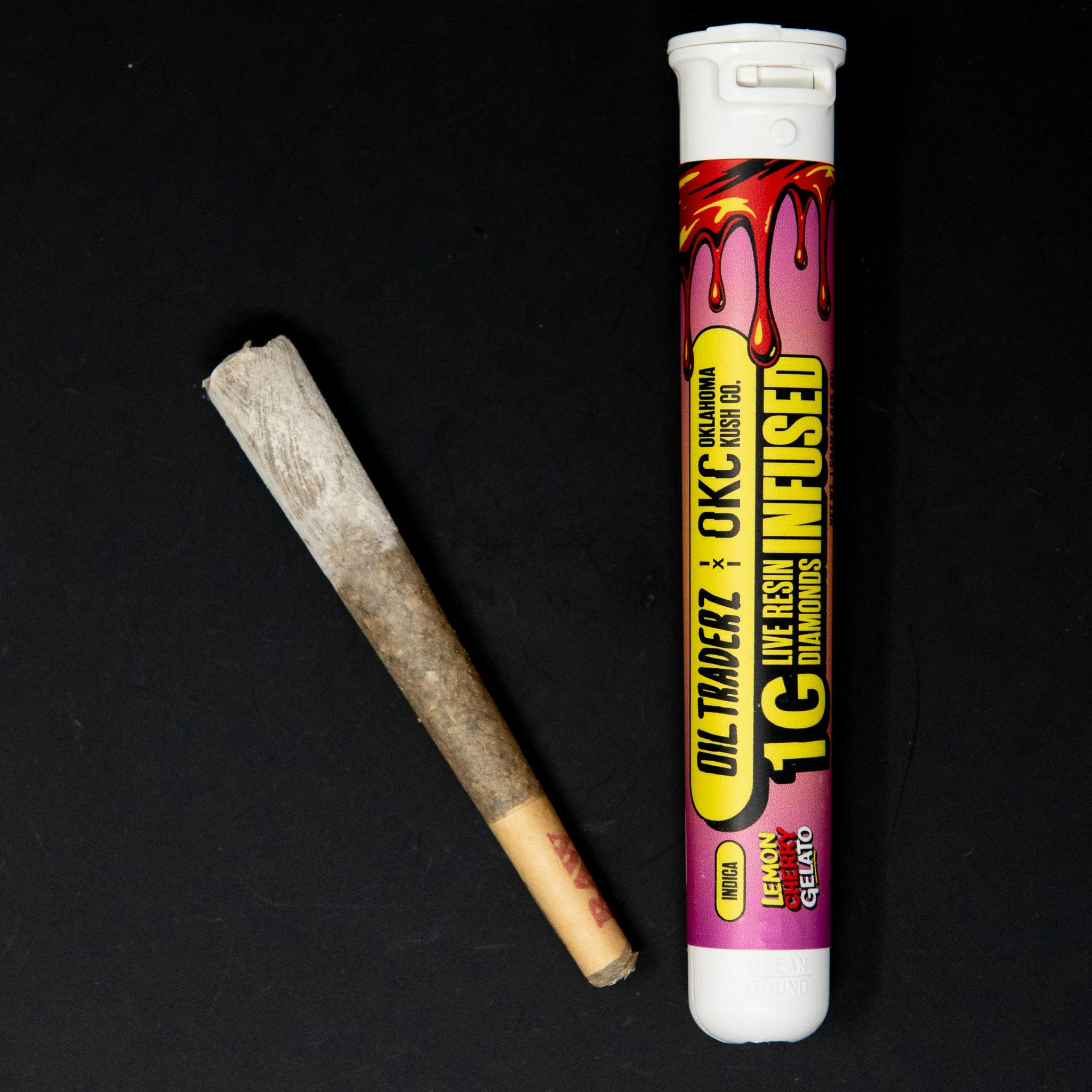 Lemon Cherry Gelato - Pre Roll - [Live Resin] - 1g