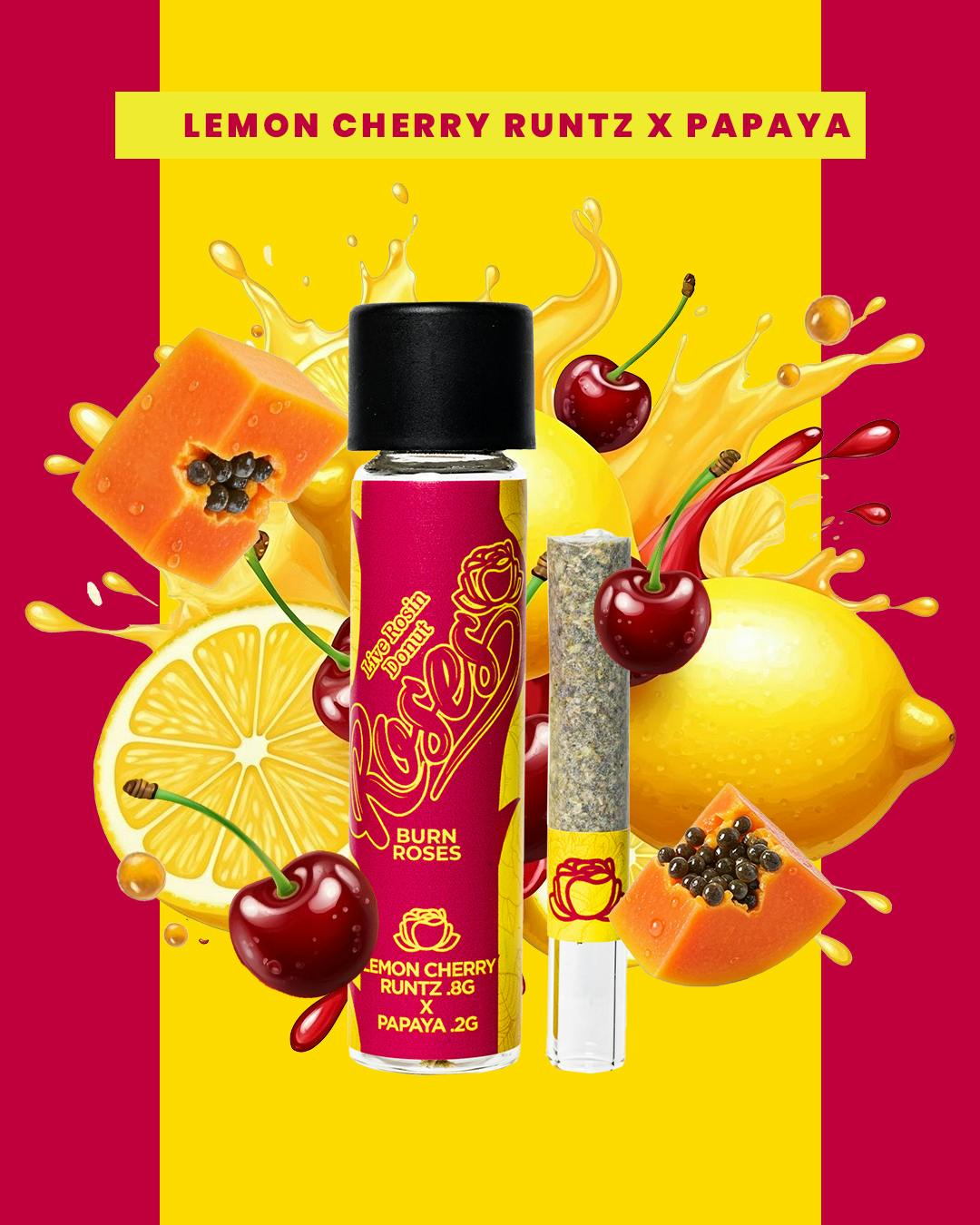 Rosin Donut Lemon Cherry Runtz