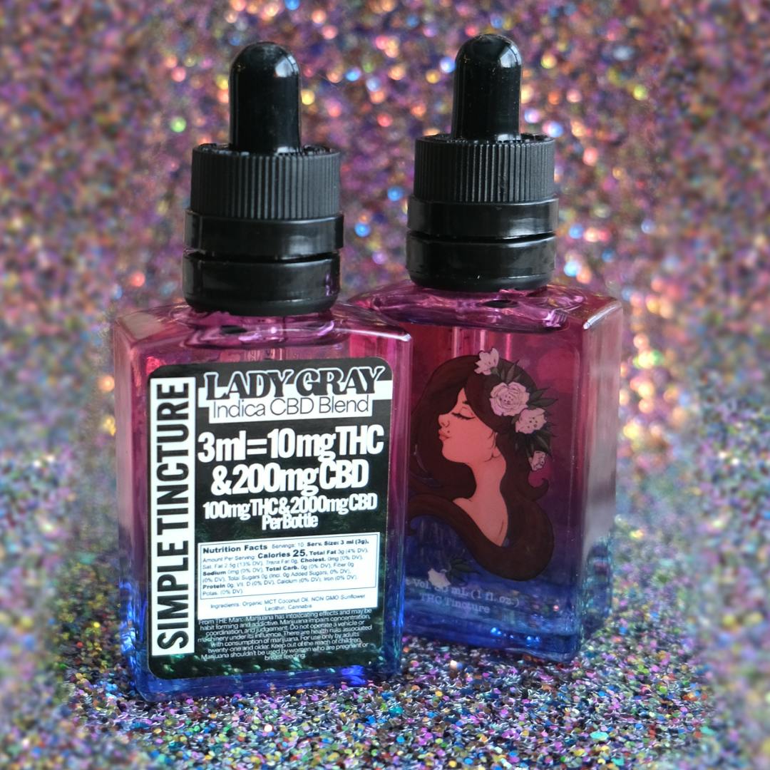 Lady Gray - Medibles - Simple Tinctures - Indica 1:20 at Worner Brothers Outpost - K-Beach