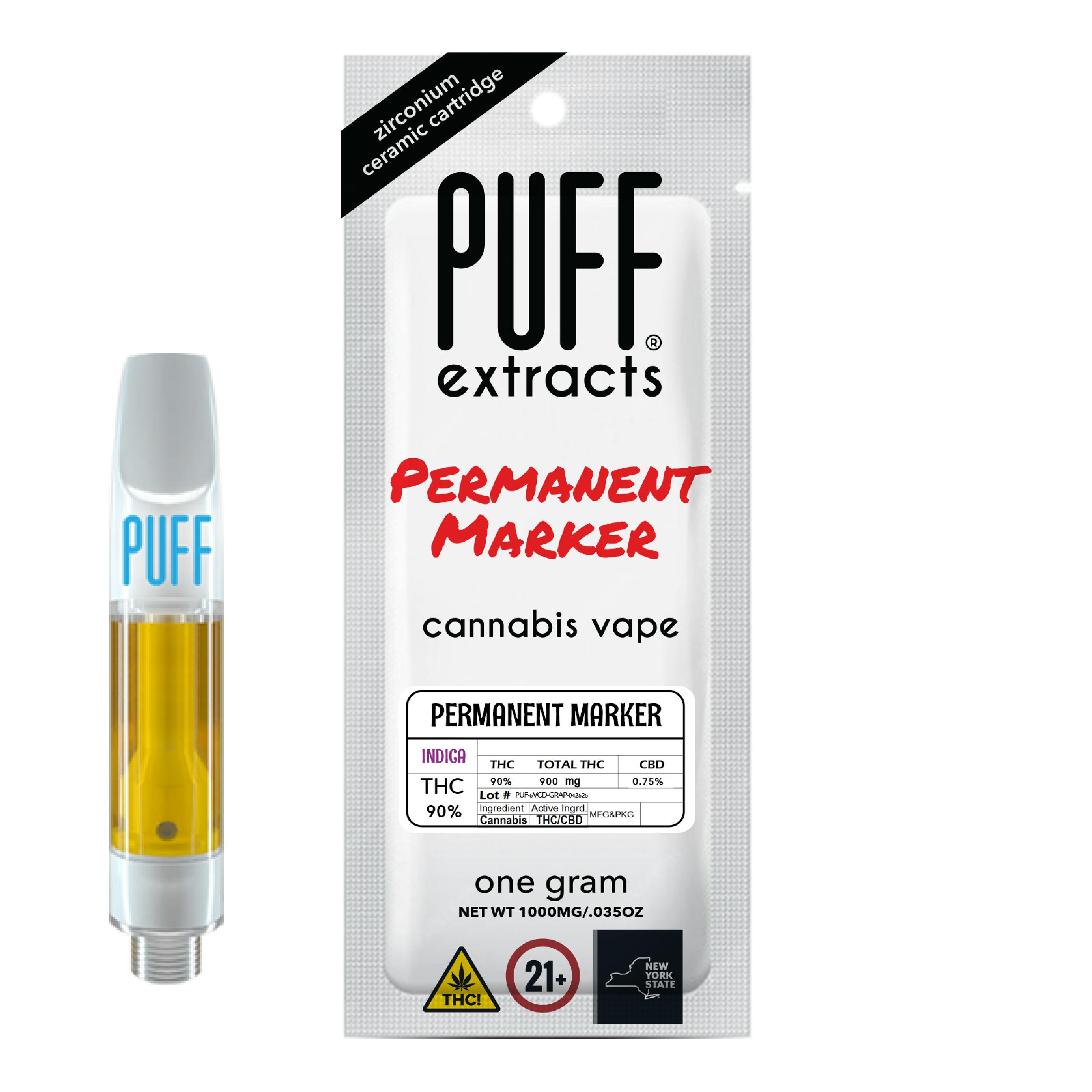 Permanent Marker Vape Cartridge