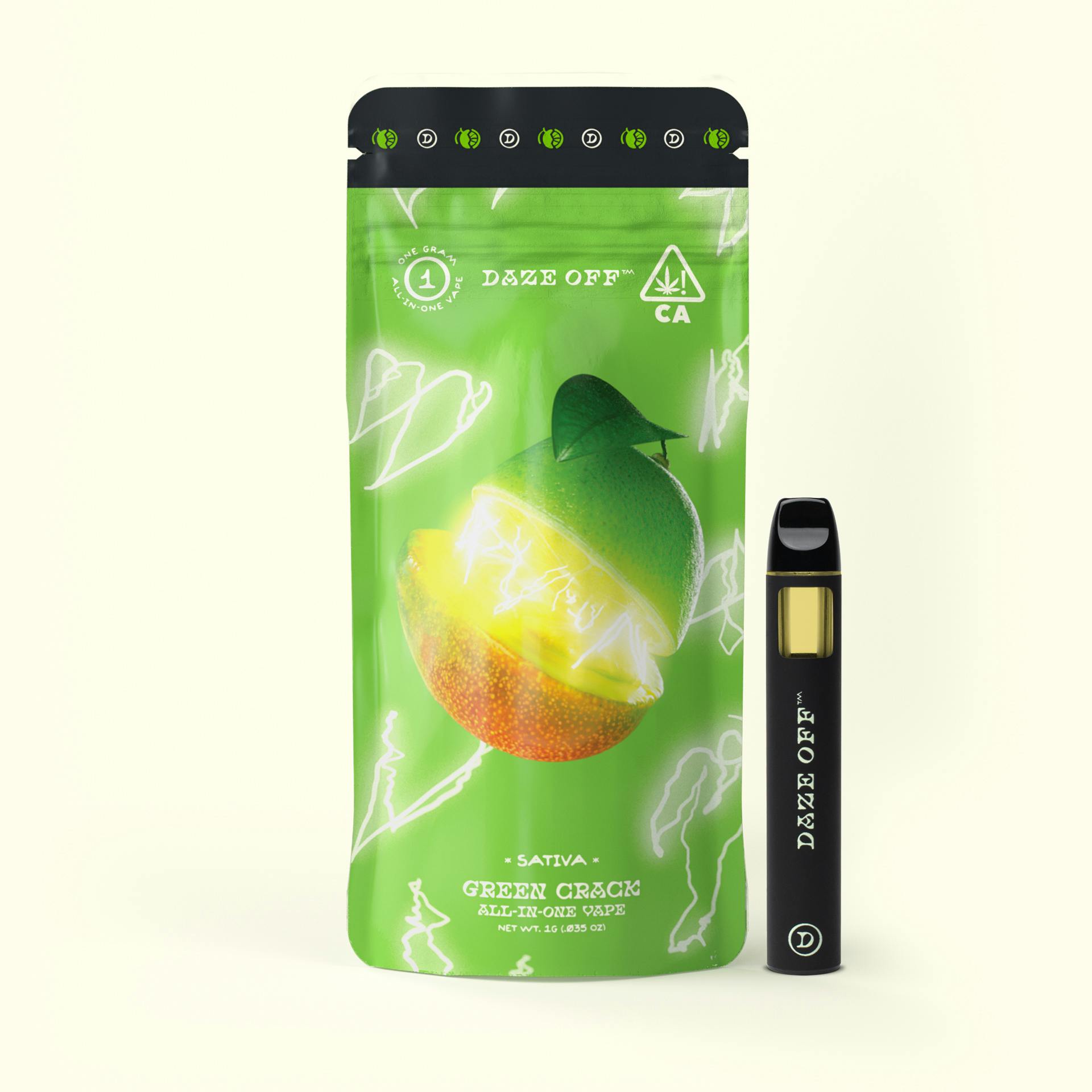 Green Crack All-in-one Vape (1g)