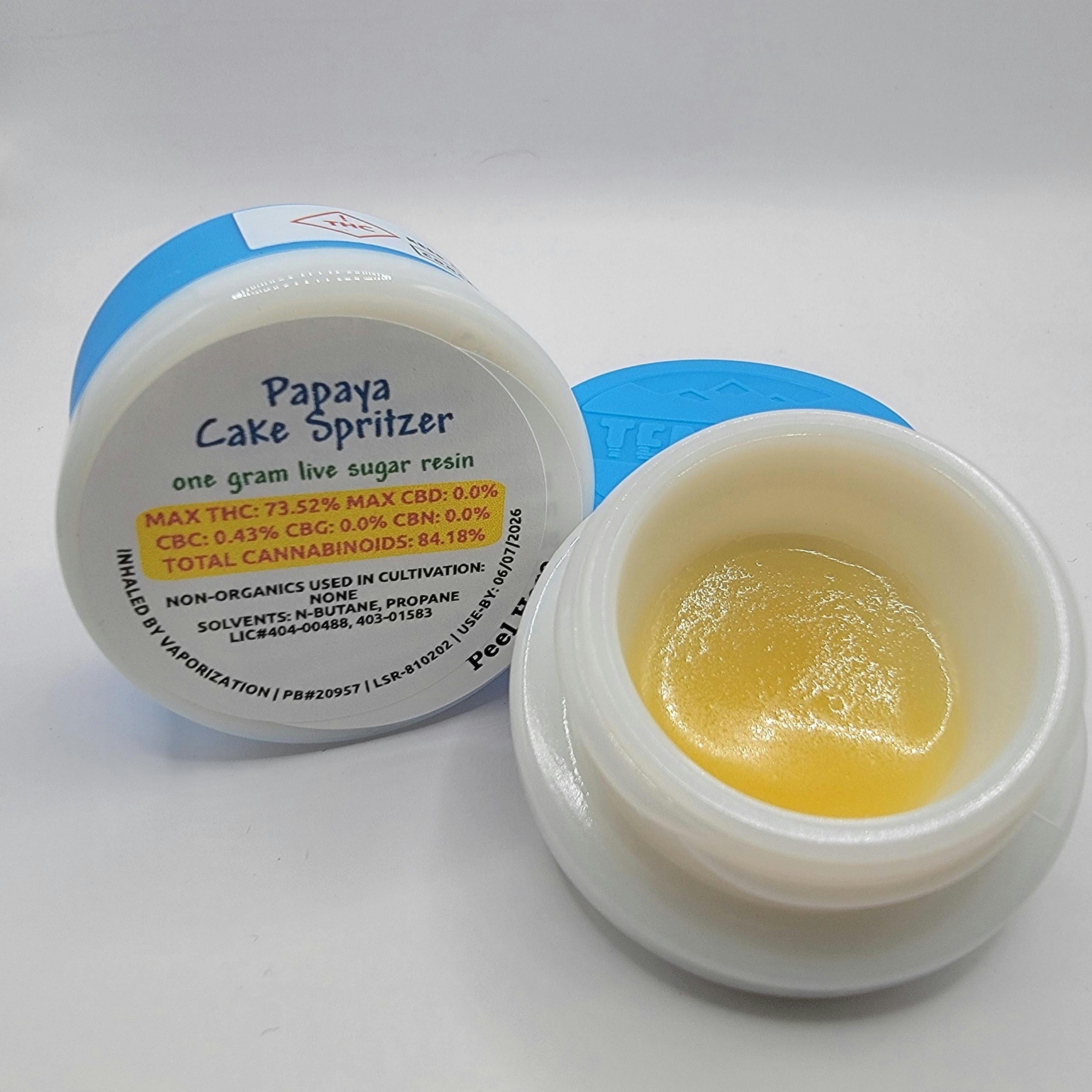 Papaya Cake Spritzer Live Sugar