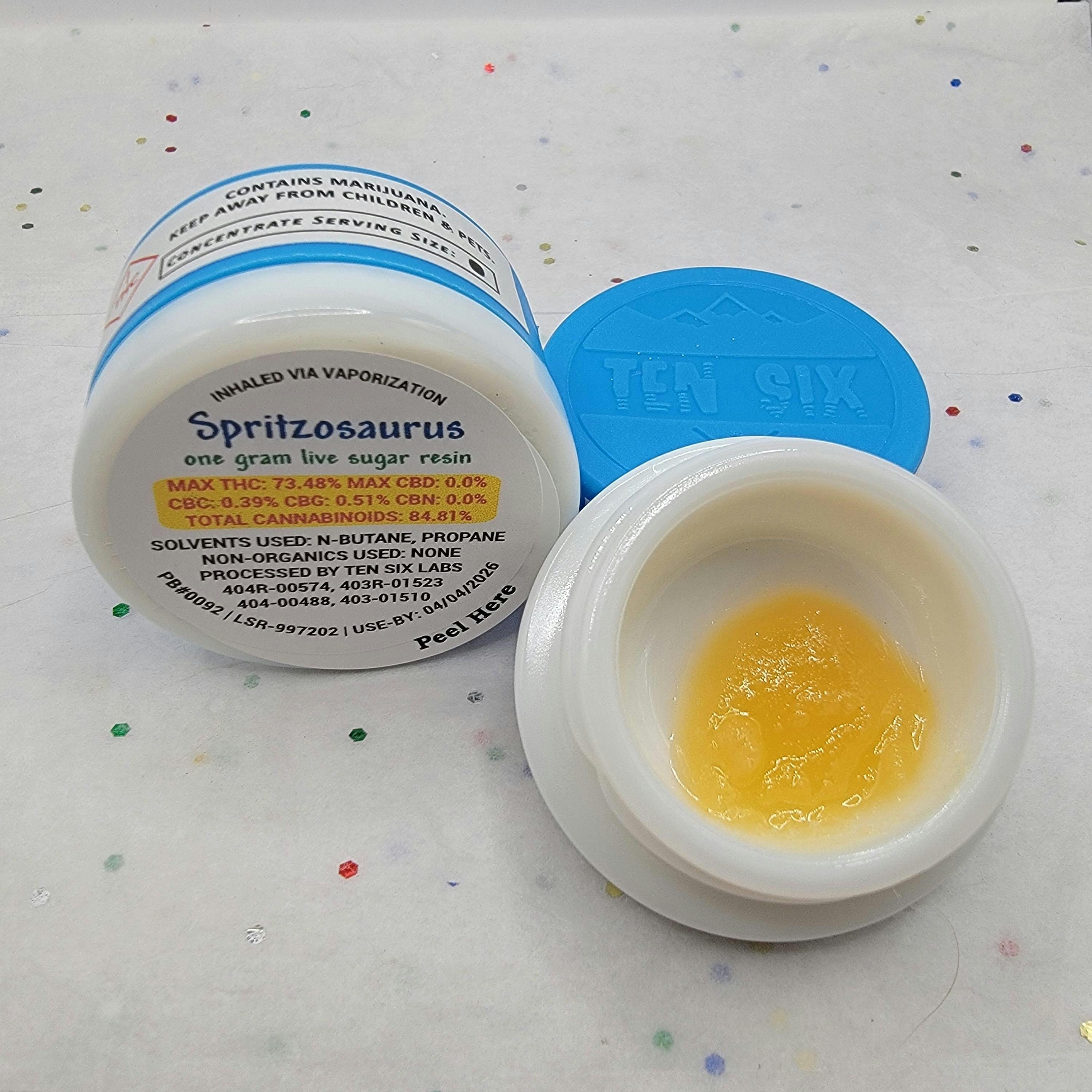 Spritzosaurus Live Sugar Resin