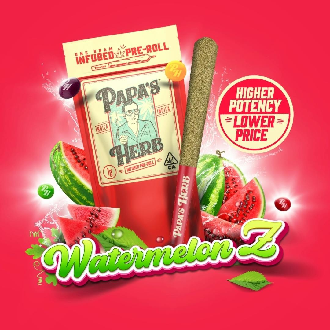 Watermelon 1G Infused Preroll