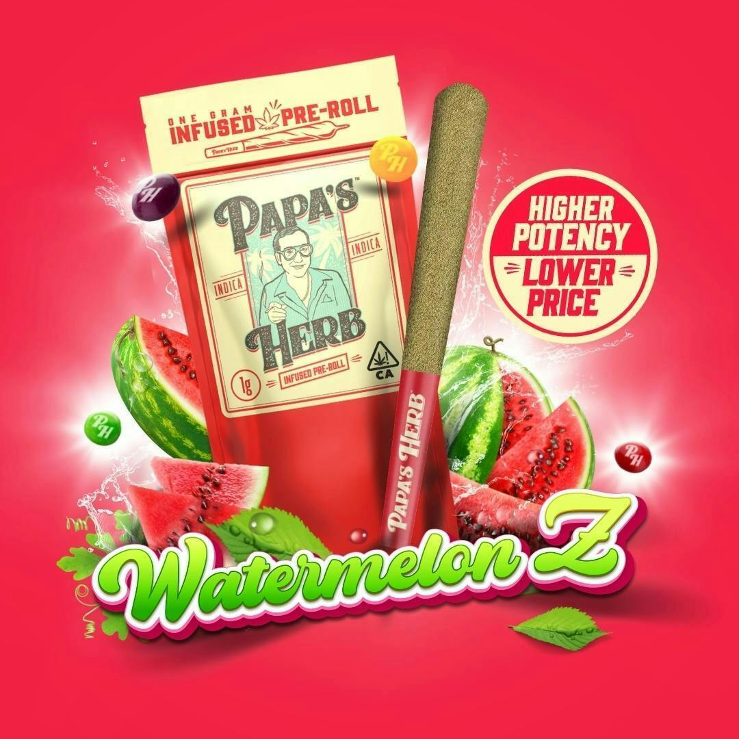 Papa's Herb: Watermelon - Infused Joint - 1g