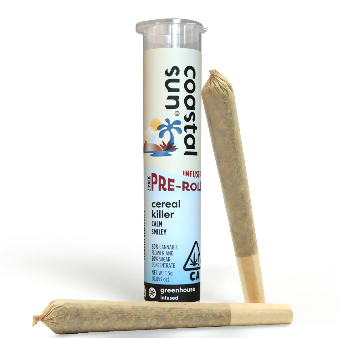 Cereal Killer Infused Greenhouse 0.75 Pre-Roll 2pk 1.5g