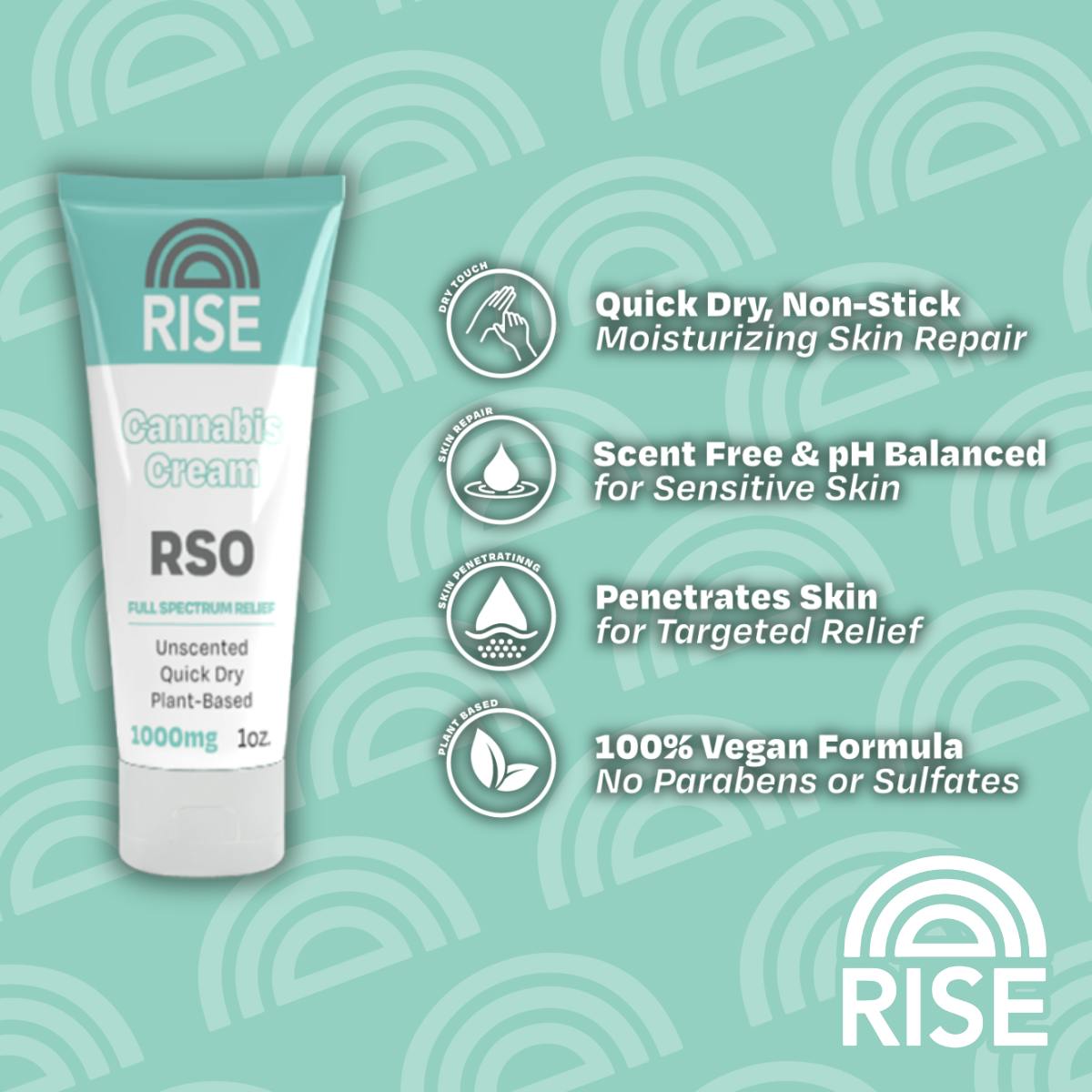 RISE RSO Cream - 1oz. by RISE