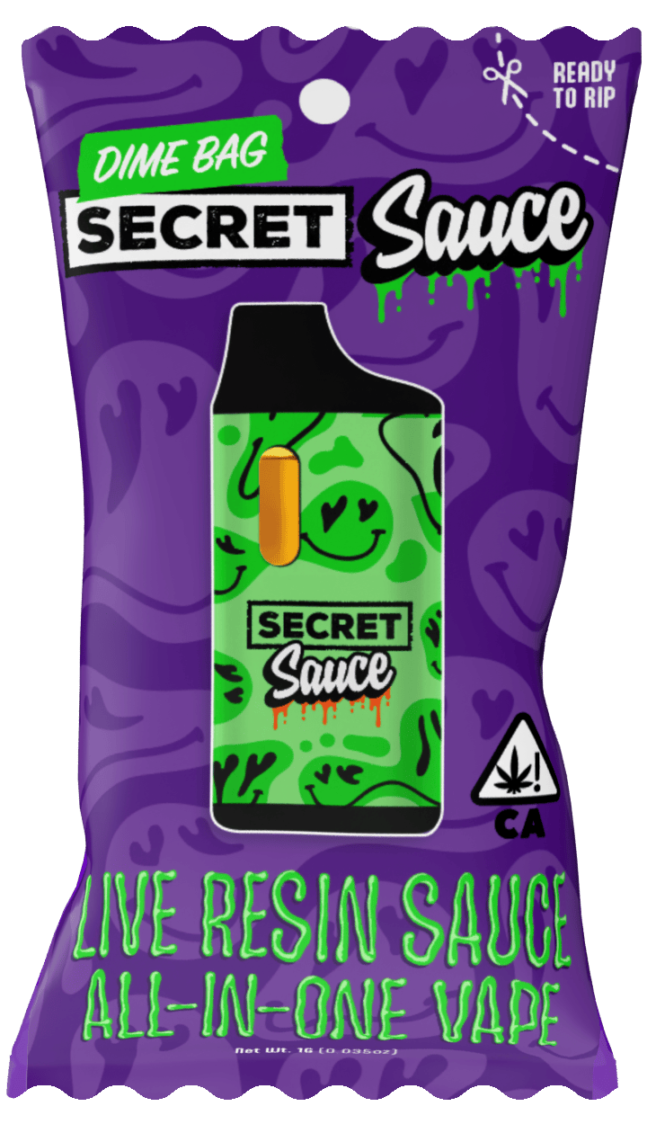 DIME BAG: Gumbo - Secret Sauce Live Resin Disposable - 1g