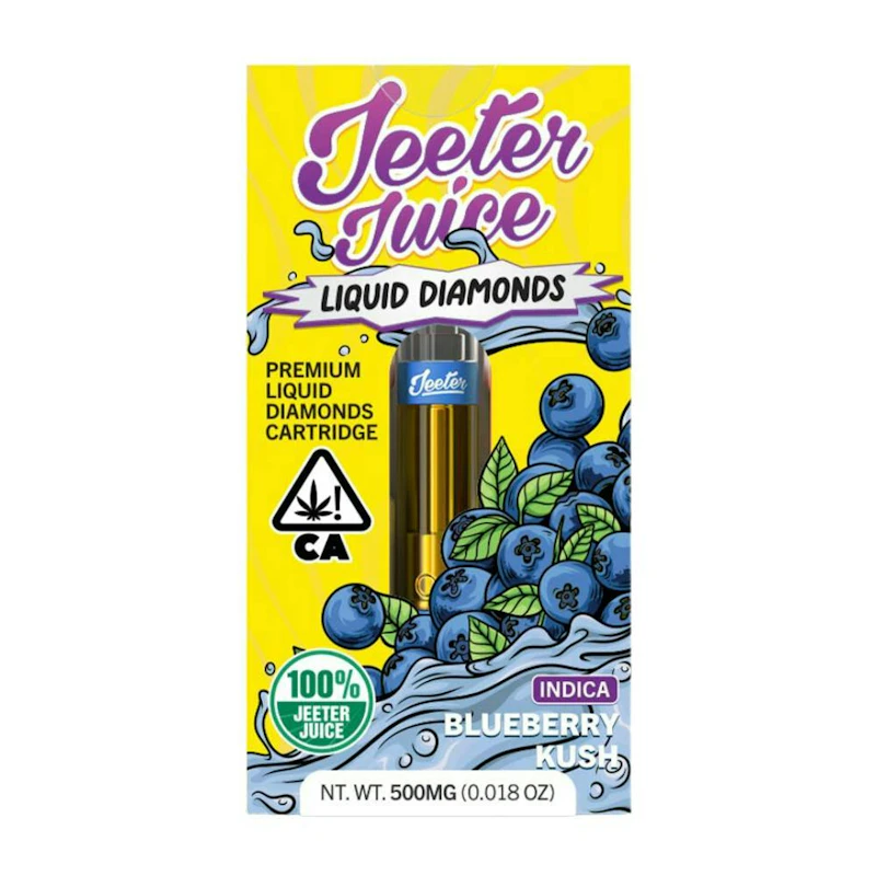 Jeeter Blueberry Kush · Premium Diamonds Cartridge · 0.5g, Cartridges